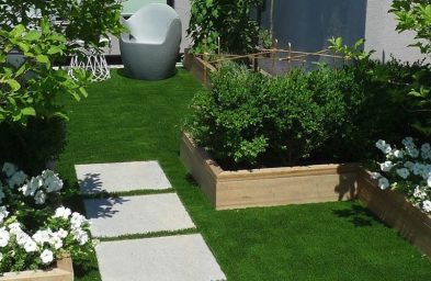 Artificial Grass Deck installed by SYNLawn