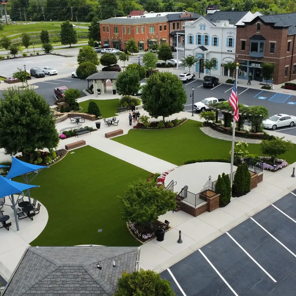 Artificial grass installation from SYNLawn Arkansas